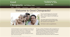 Desktop Screenshot of good-chiropractic.com